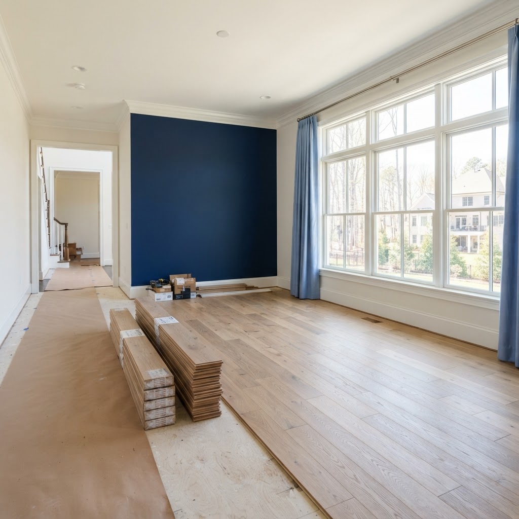 A McLean Flooring Renovation From Start to Finish: How a Project Goes From the Original Floor to the Finished Result