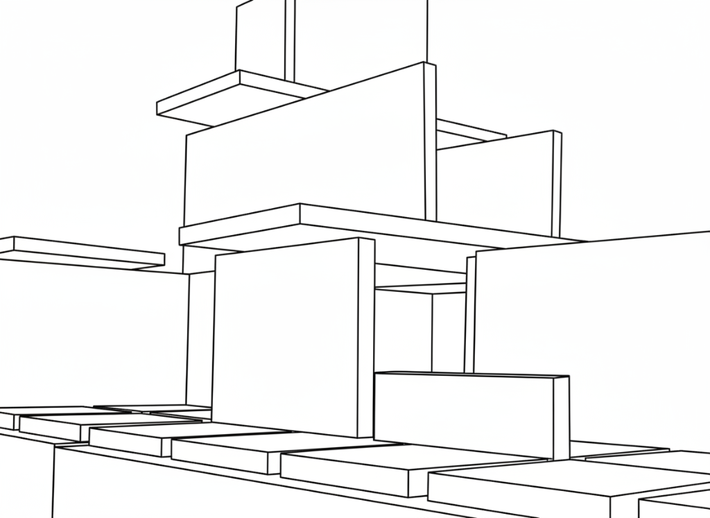 SPACES coloring page 2
