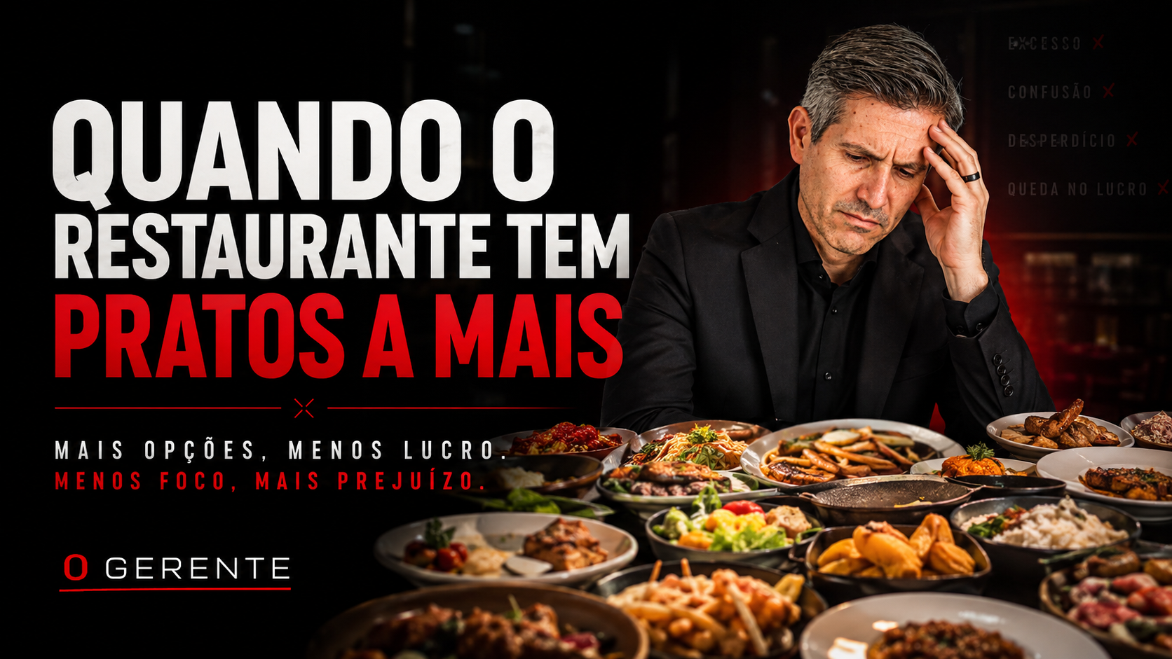 Menu de restaurante demasiado grande: mais pratos não significa mais vendas