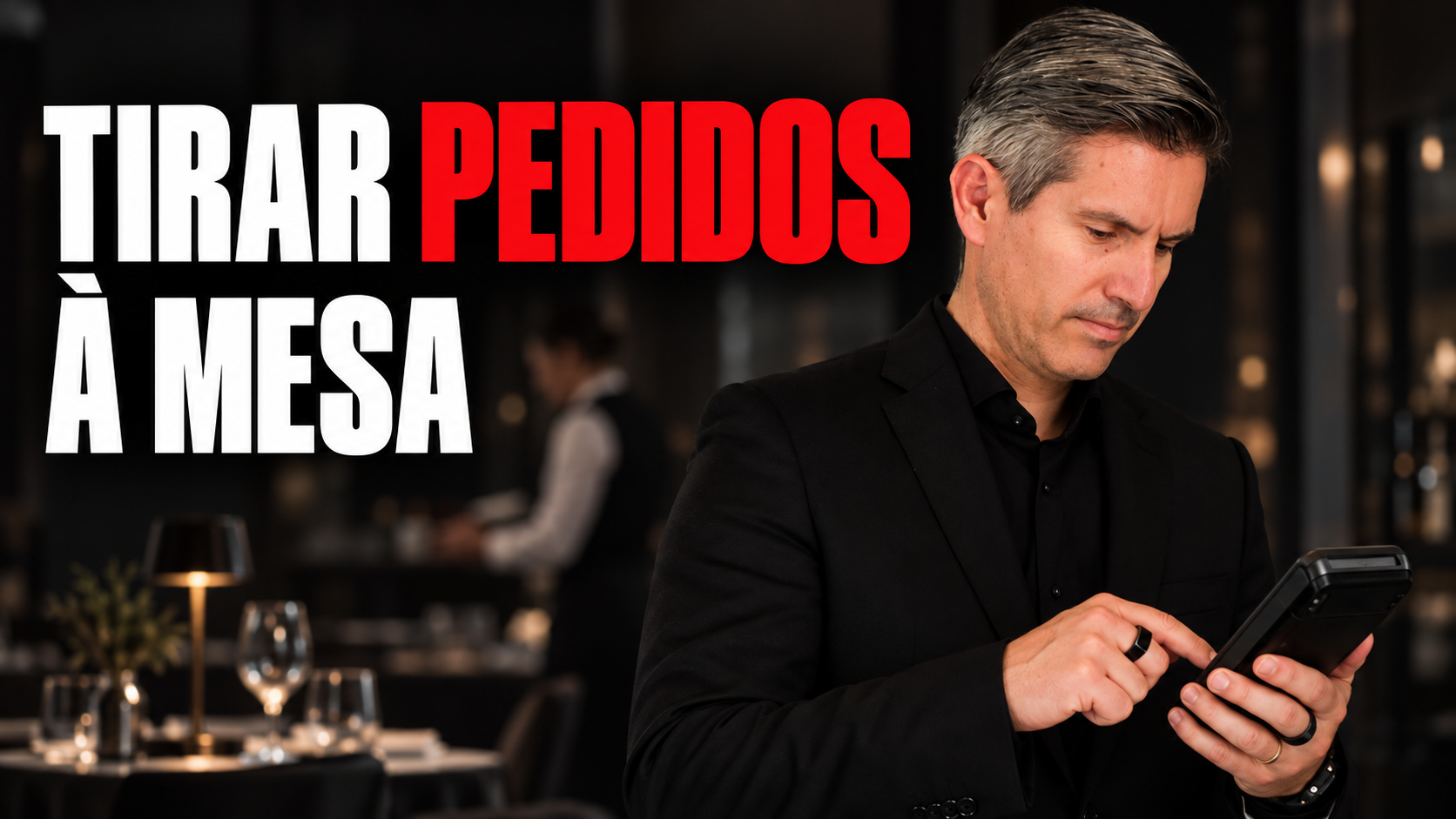 Como tirar pedidos à mesa sem interromper o cliente