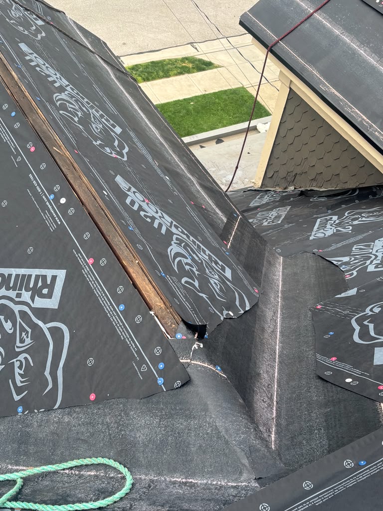 Valley Roof Replacement - Before
