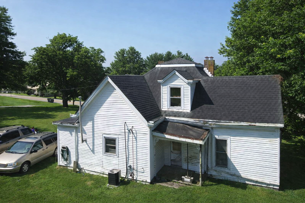 Side Roof Restoration - Before