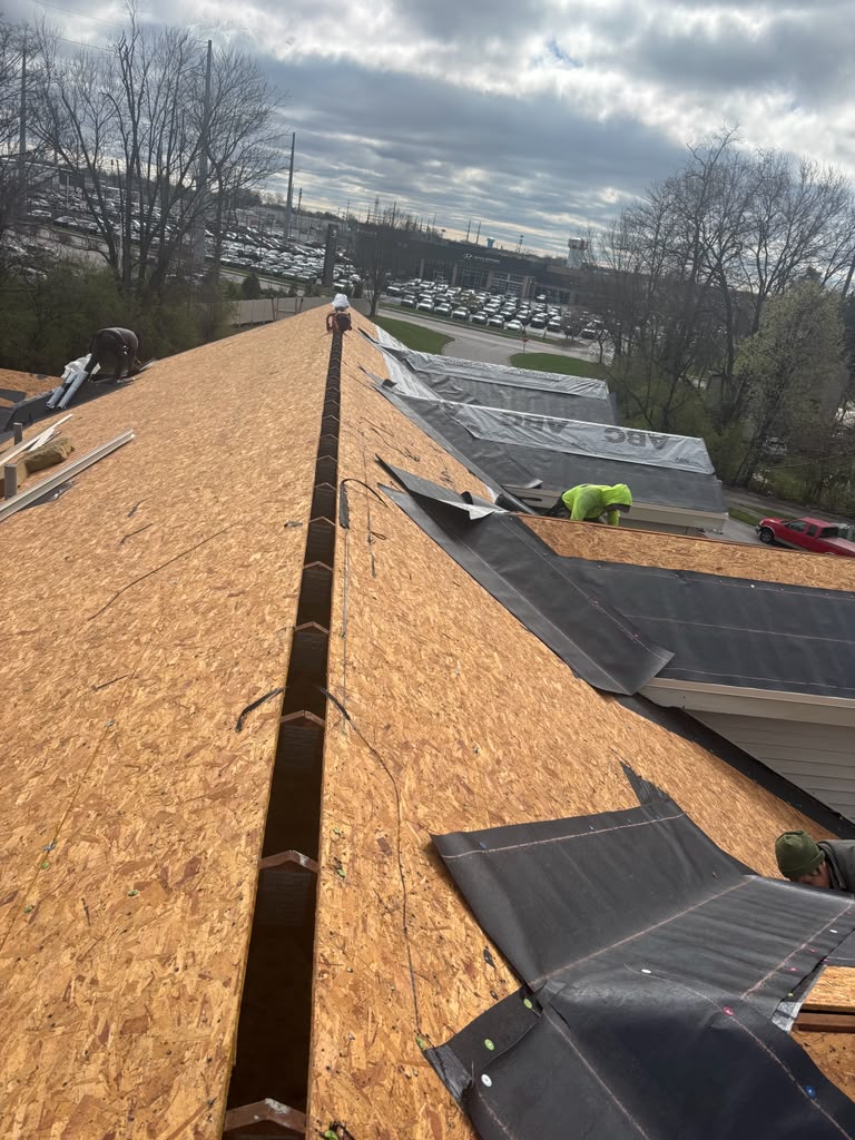 Ridge Line Replacement - Before