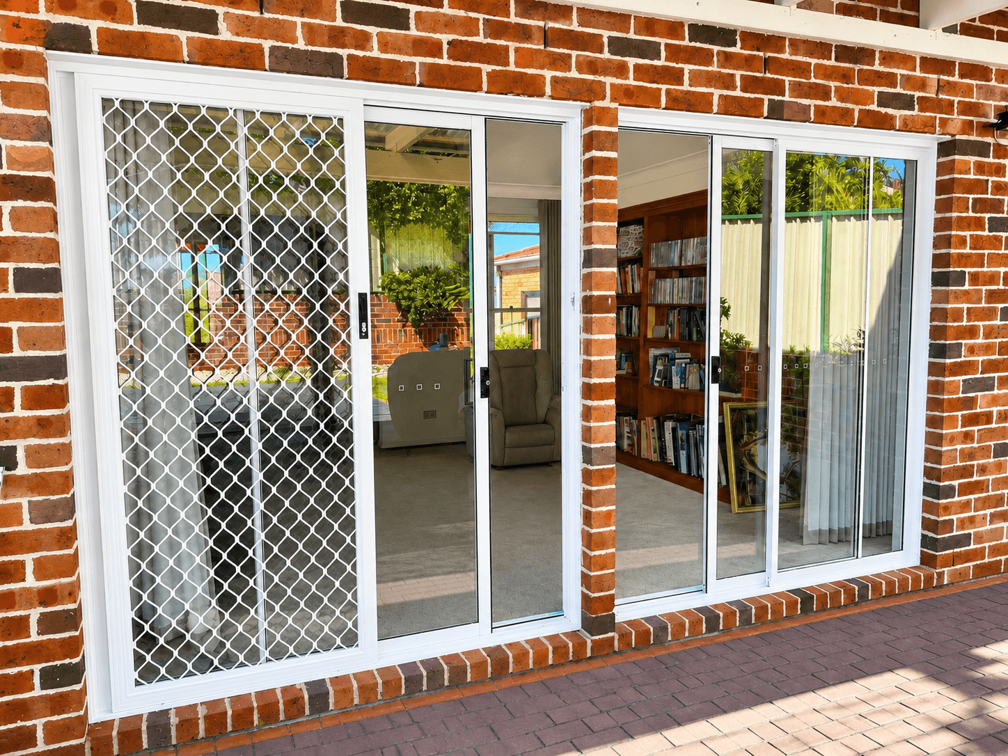 Brick & door frame repaint