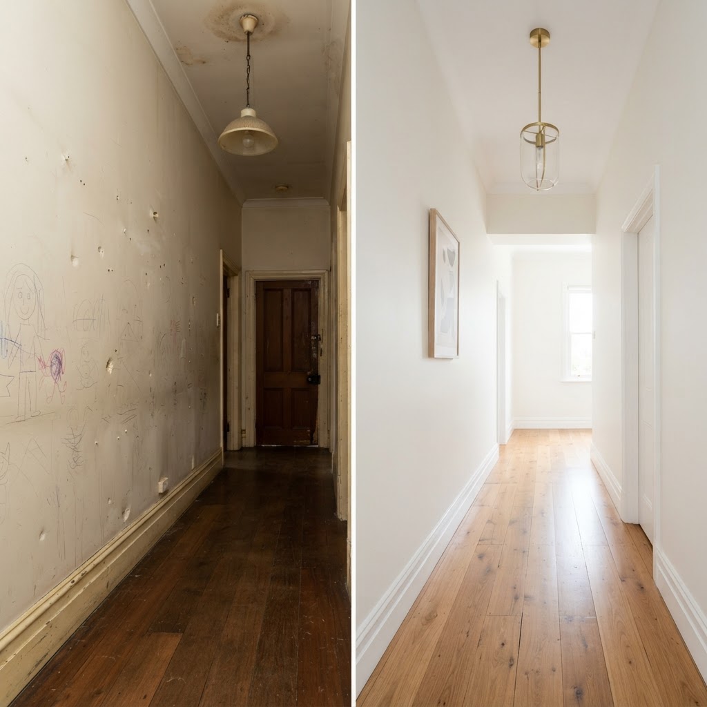 Hallway repaint – Bomaderry
