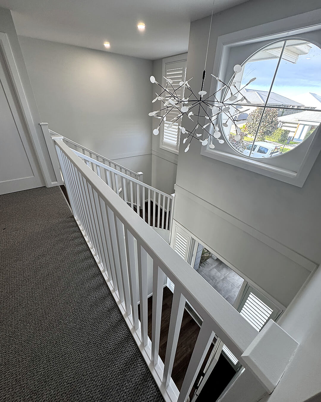 Stairwell & hallway