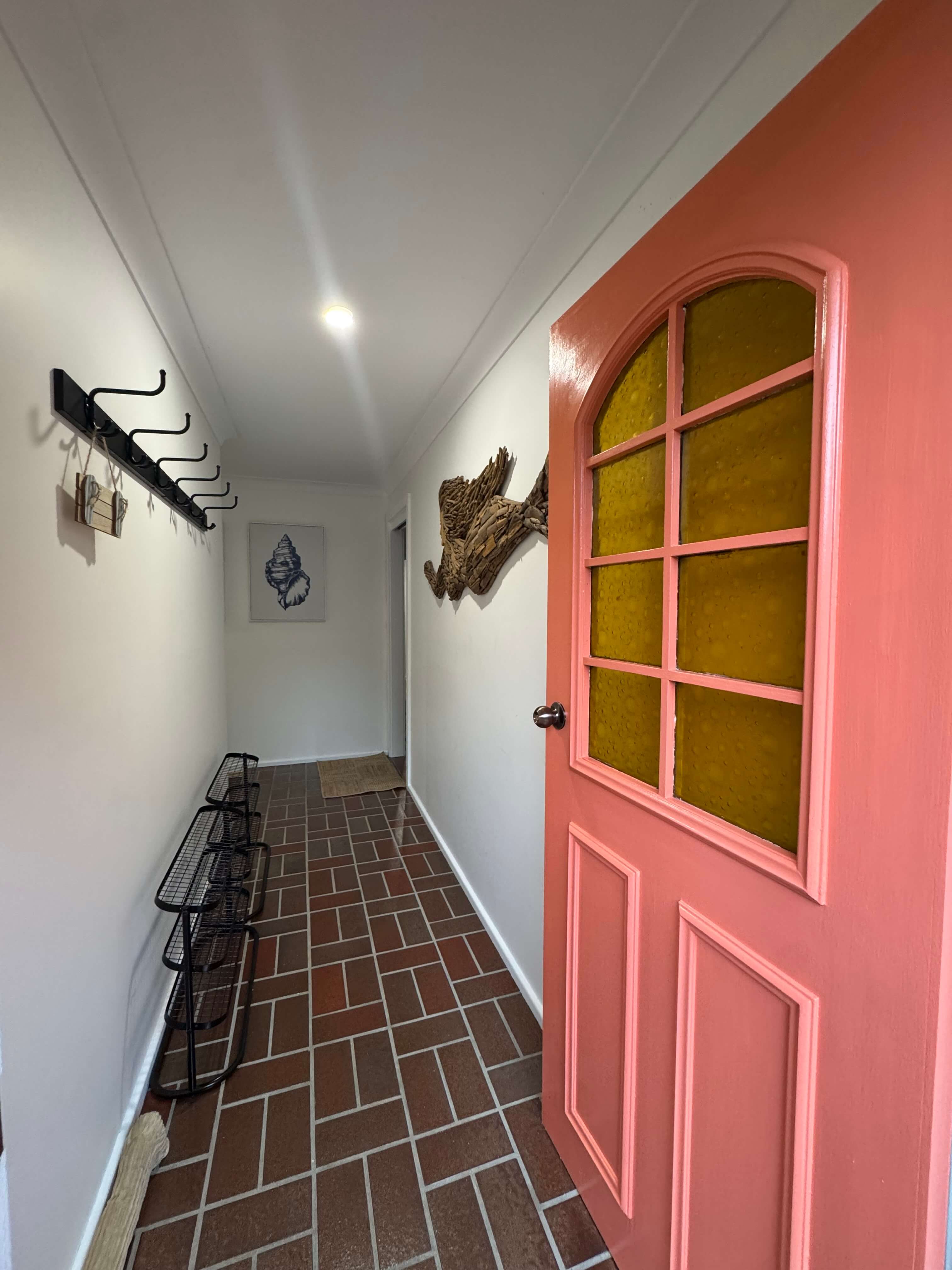 Hallway & feature door