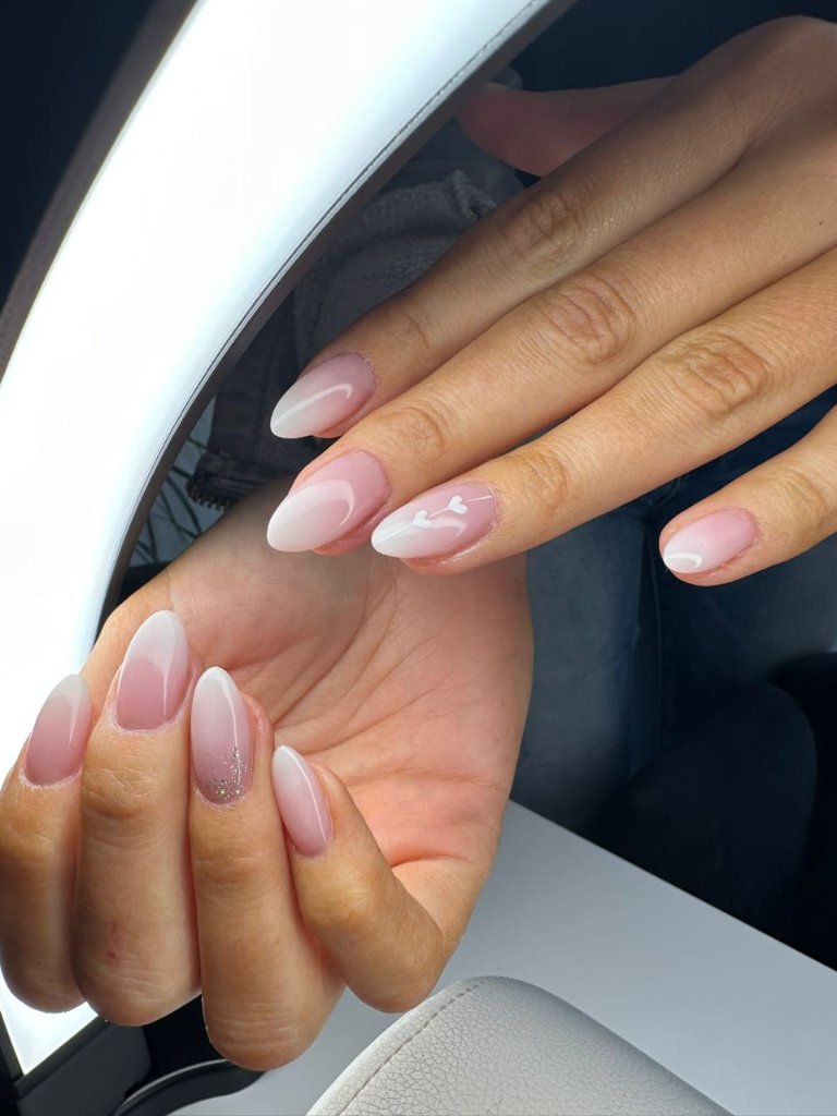Baby Boomer Ombré mit Herz