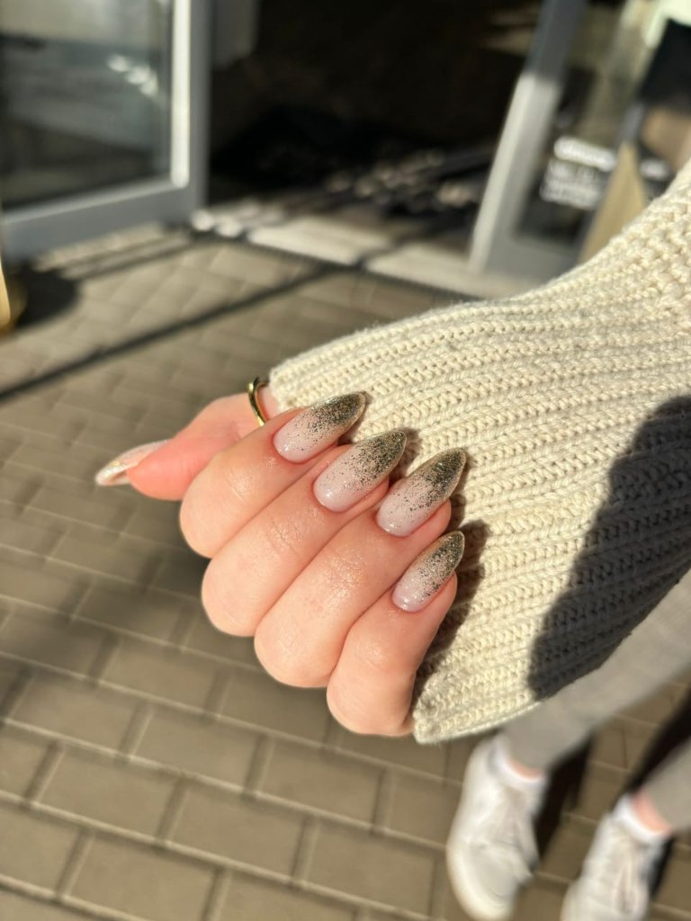 Smokey Ombré Nageldesign
