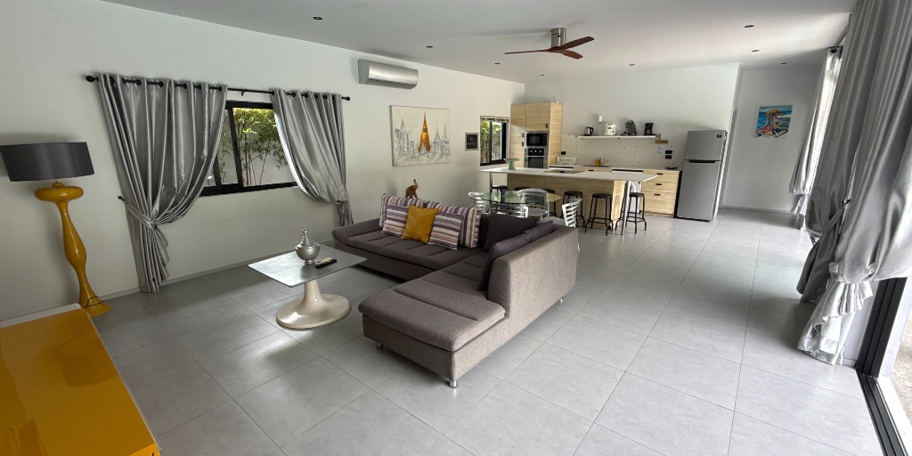 Living Room at Tracy’s Residence Villa nr 4 in Lamai, Koh Samui