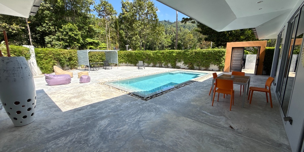 Outside at Coconuts Villa nr 4 in Lamai, Koh Samui
