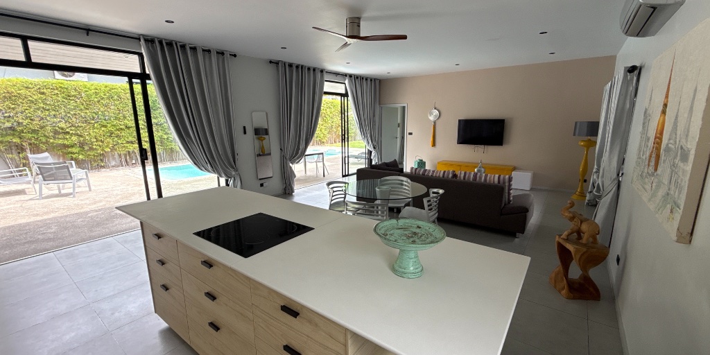Living Room at Tracy’s Residence Villa nr 4 in Lamai, Koh Samui