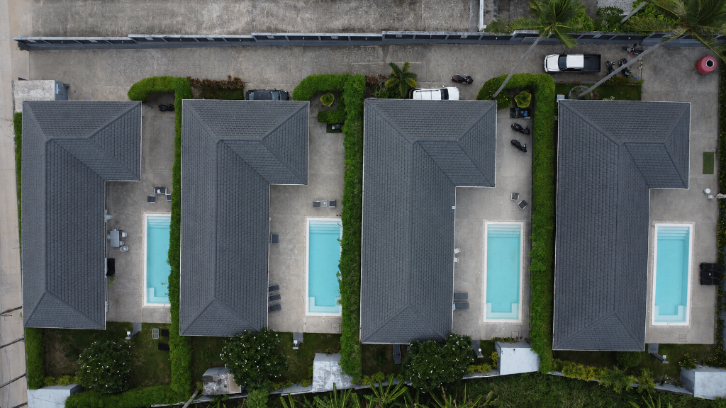Villa privée avec piscine d’eau salée au milieu de la végétation tropicale à la Résidence de Tracy’s à Lamai, Koh Samui