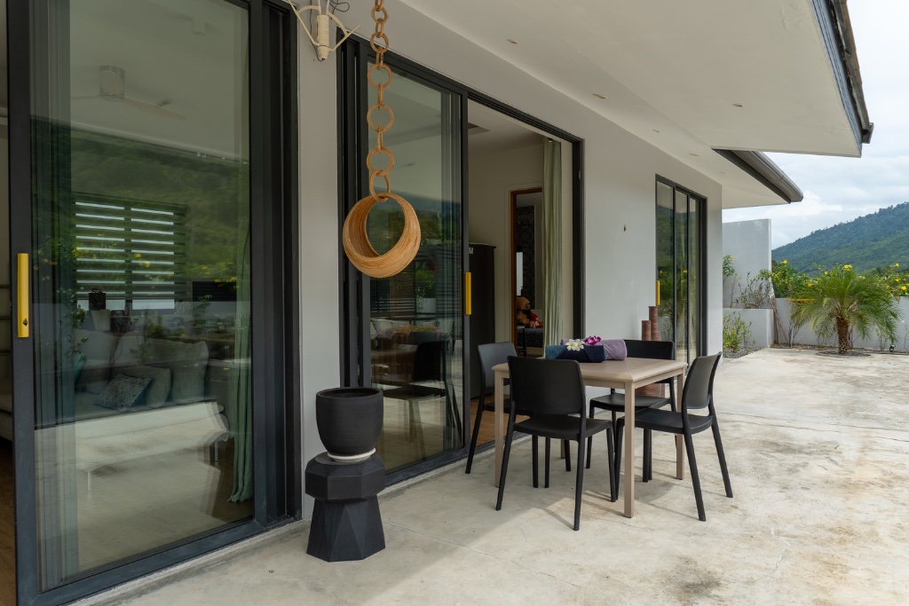 Outside at Coconuts Villa nr 5 in Lamai, Koh Samui