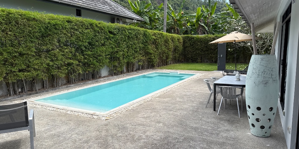 Outside at Tracy’s Residence Villa nr 4 in Lamai, Koh Samui