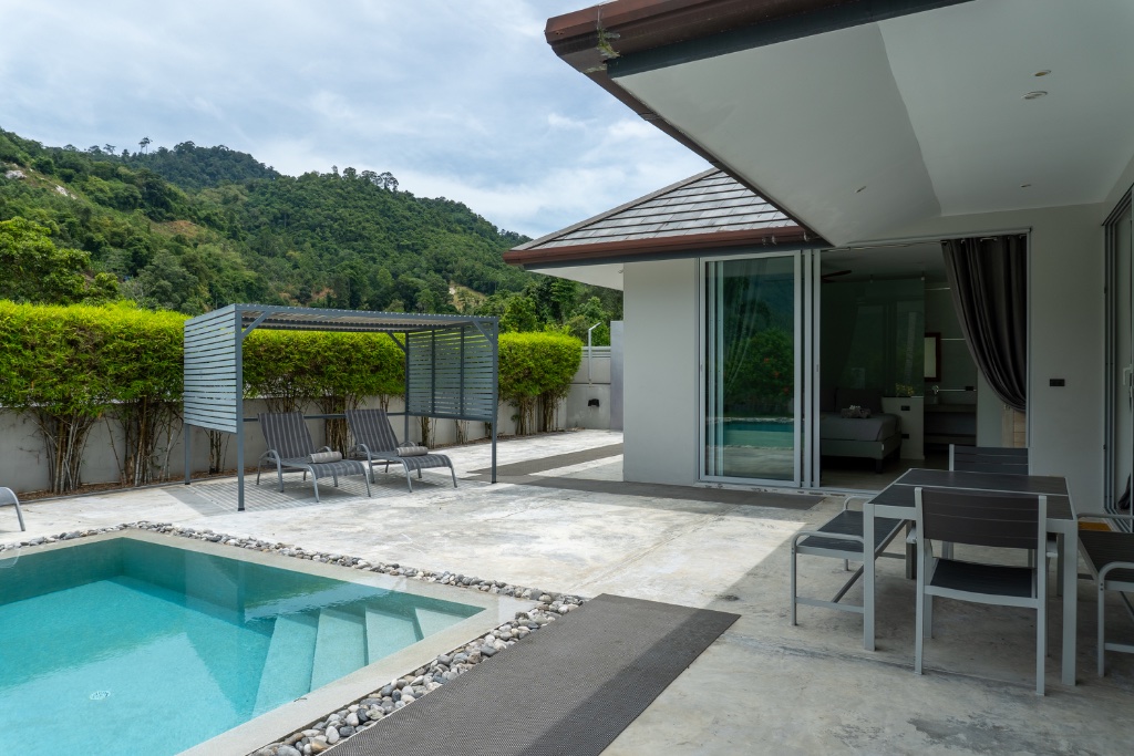Patio & Piscine — Coconuts Villa n° 2 à Lamai, Koh Samui