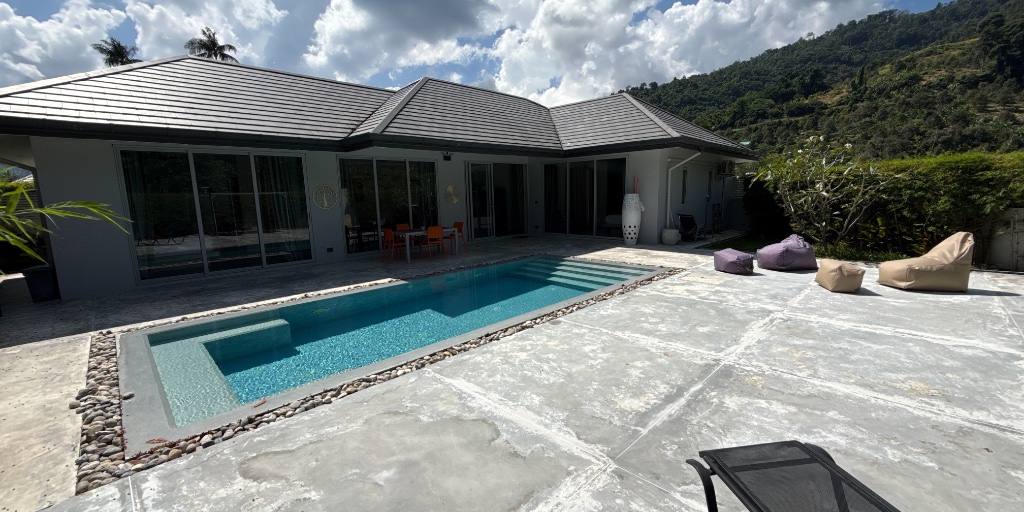 Outside at Coconuts Villa nr 4 in Lamai, Koh Samui