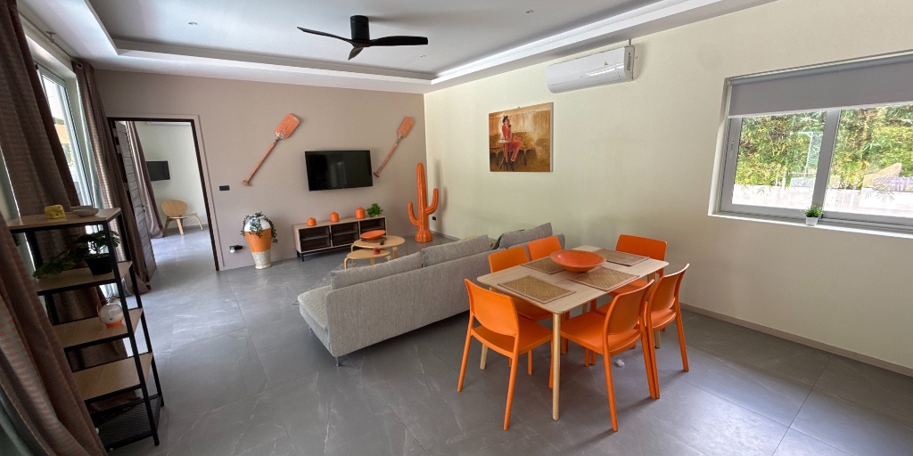 Living Room at Coconuts Villa nr 4 in Lamai, Koh Samui