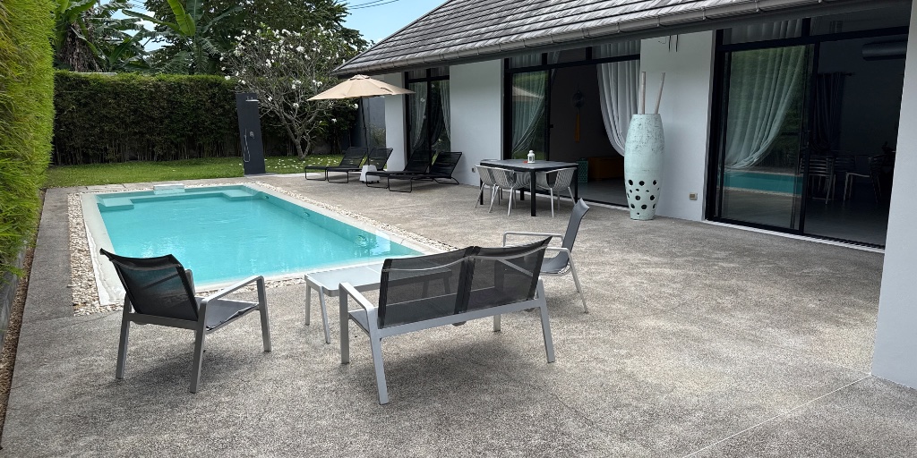 Outside at Tracy’s Residence Villa nr 4 in Lamai, Koh Samui