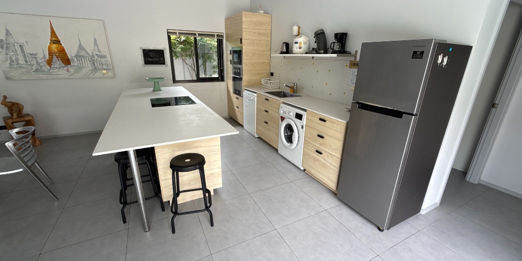 Open Kitchen at Tracy’s Residence Villa nr 4 in Lamai, Koh Samui