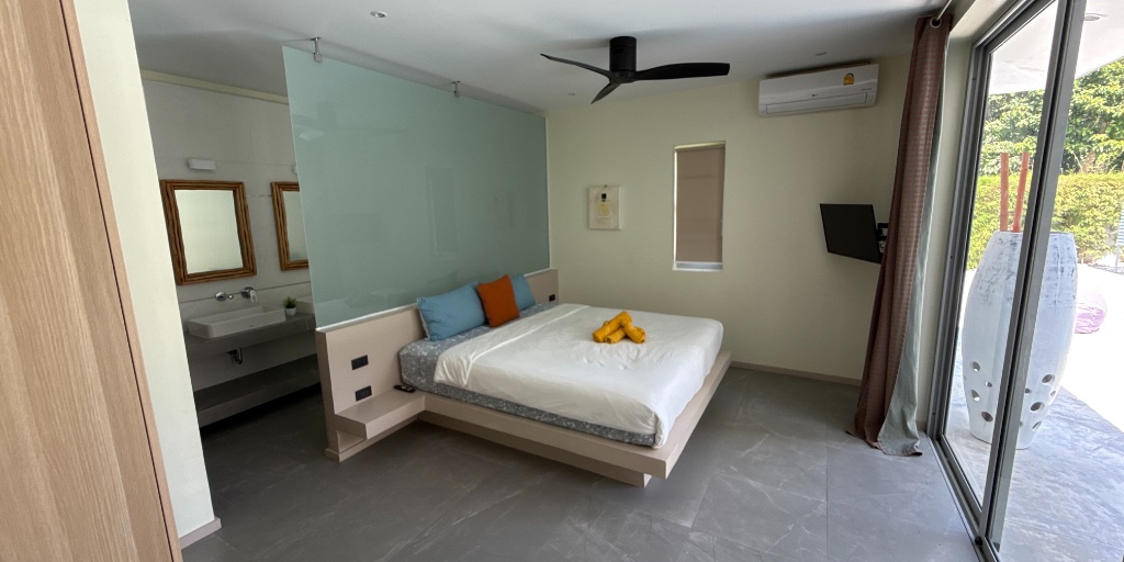 Bedroom 2 at Coconuts Villa nr 4 in Lamai, Koh Samui