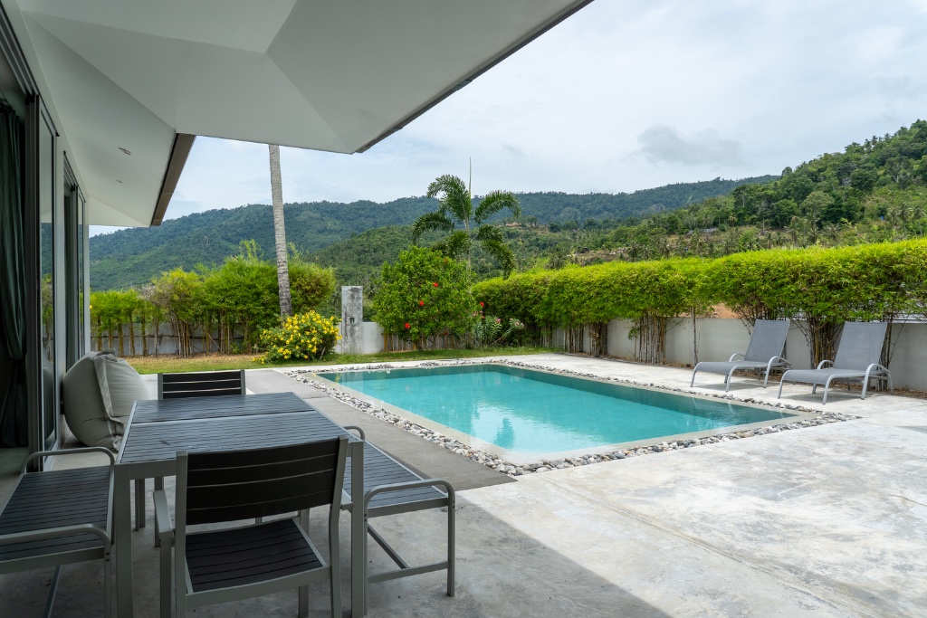 Terrasse & Piscine — Coconuts Villa n° 2 à Lamai, Koh Samui