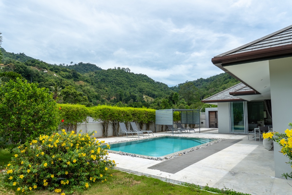 Plage de piscine — Coconuts Villa n° 2 à Lamai, Koh Samui