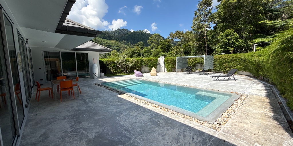 Outside at Coconuts Villa nr 4 in Lamai, Koh Samui