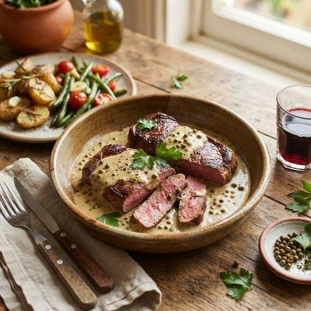 Bistecca al Pepe Verde