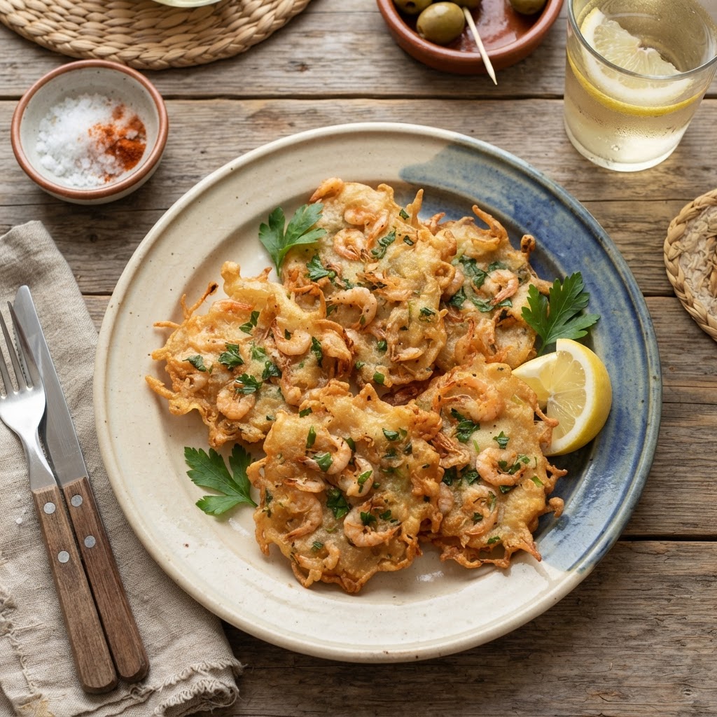 Tortilla de Camarones
