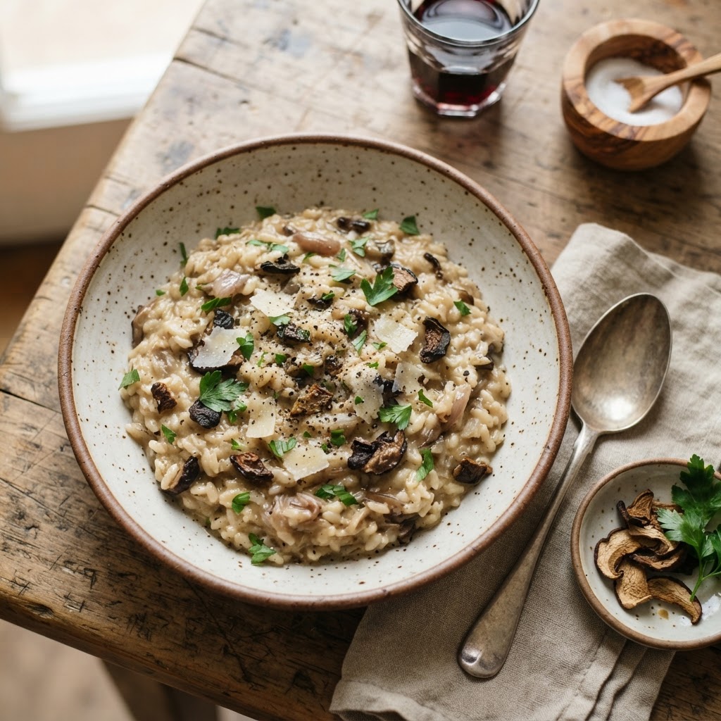Risotto ai Funghi Porcini