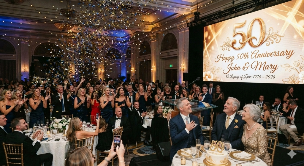 Planning a 50th Wedding Anniversary Party in Atlanta: Your Ultimate Guide