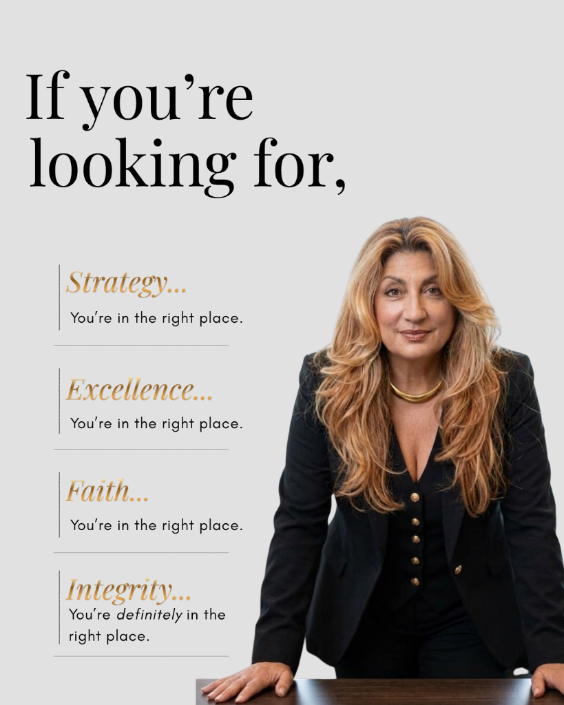 If you're looking for strategy, excellence, faith, integrity — you're in the right place