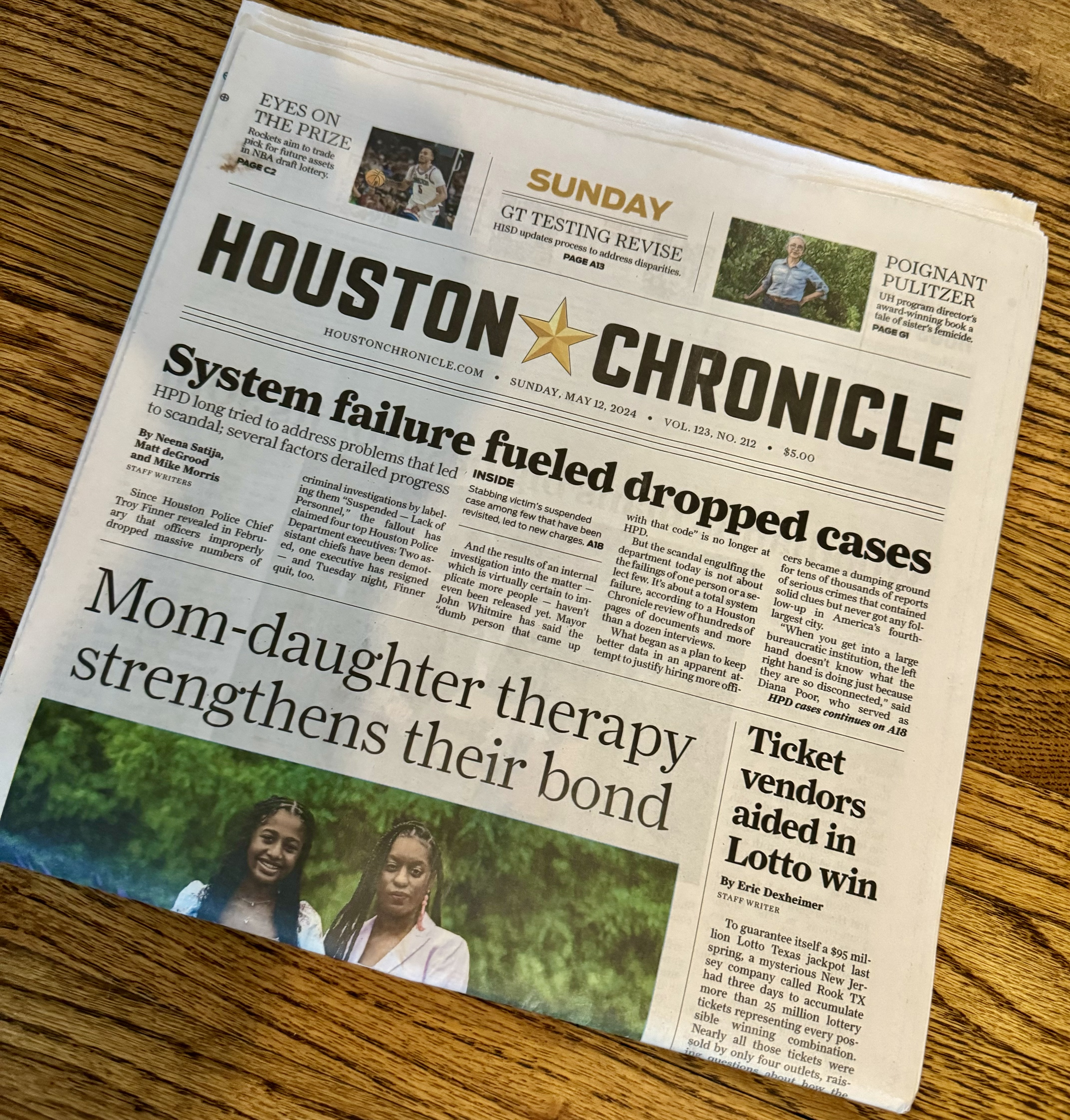 Houston Chronicle feature