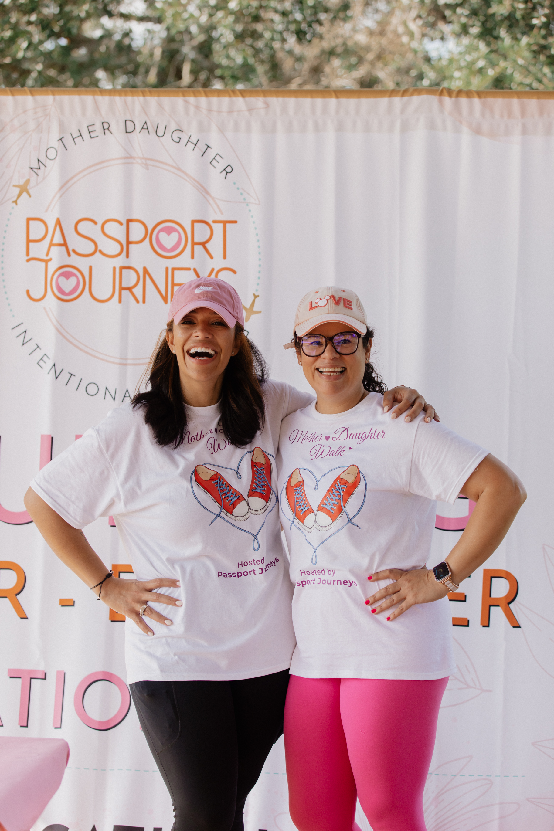 Team members at a Mother-Daughter Walk