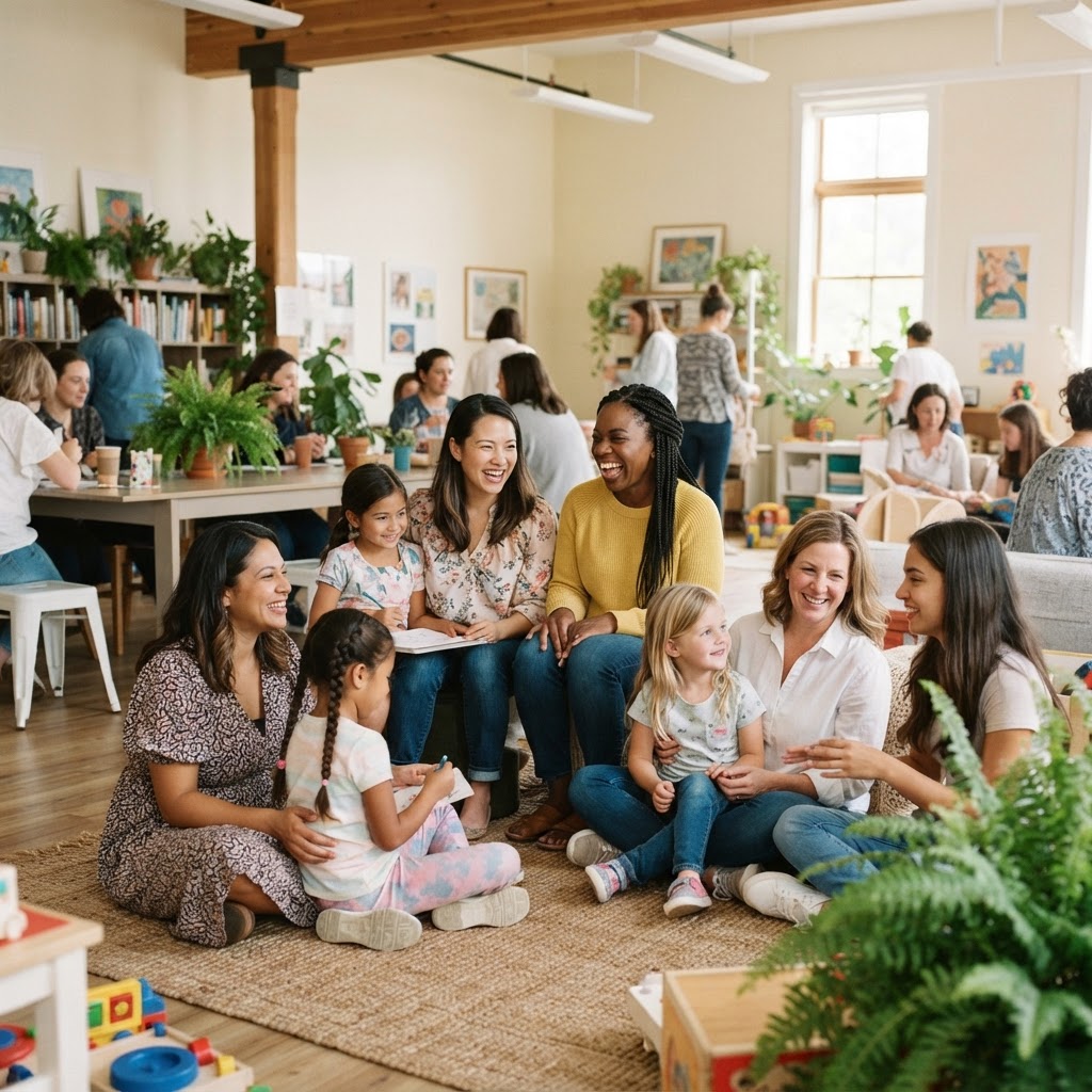 Mothers and daughters connecting in our global community