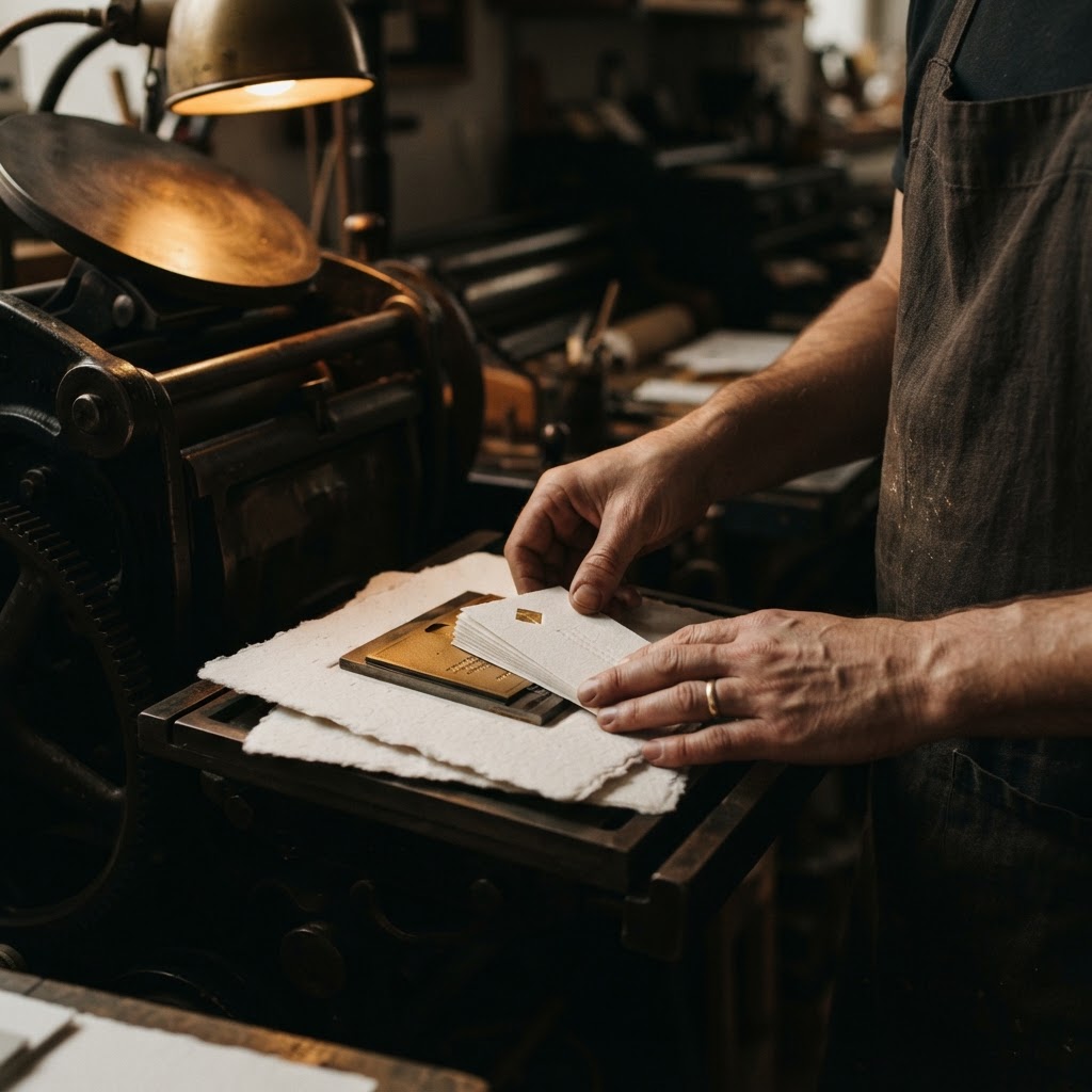 The Card That Spoke Before She Did: A Founder's Letterpress Story