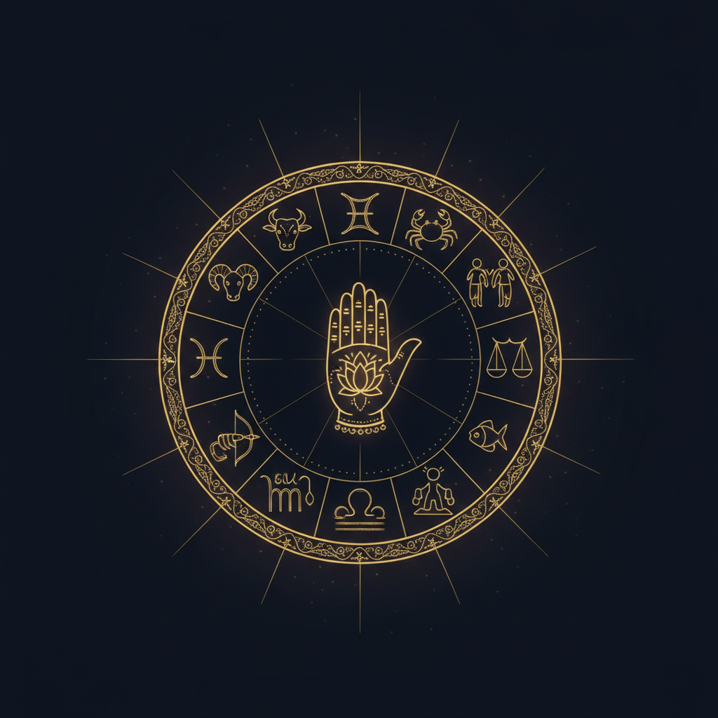 Vedic zodiac wheel