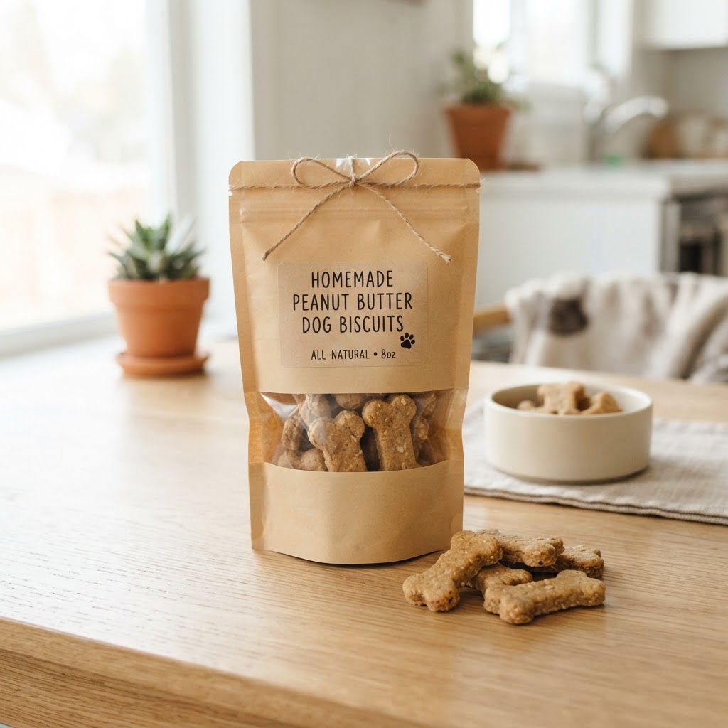 Peanut Butter Dog Treats (pouch of 12)