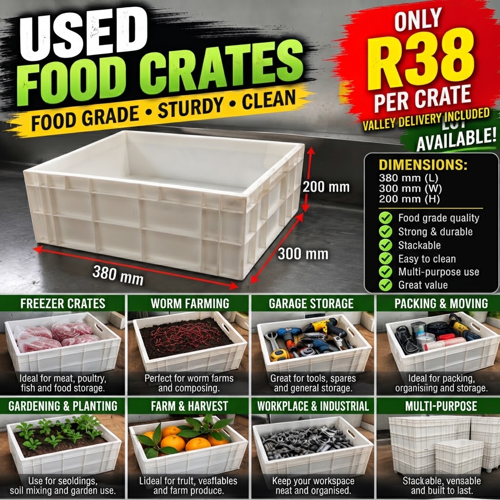 Used Food Crates