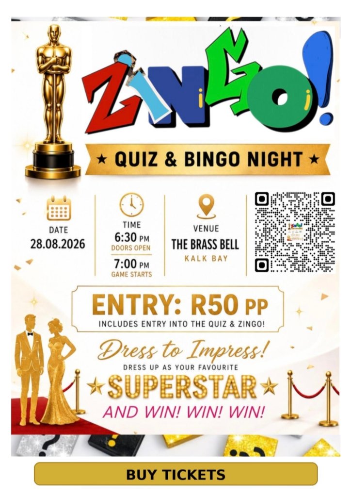 Zingo! — The Brass Bell 28 August 2026