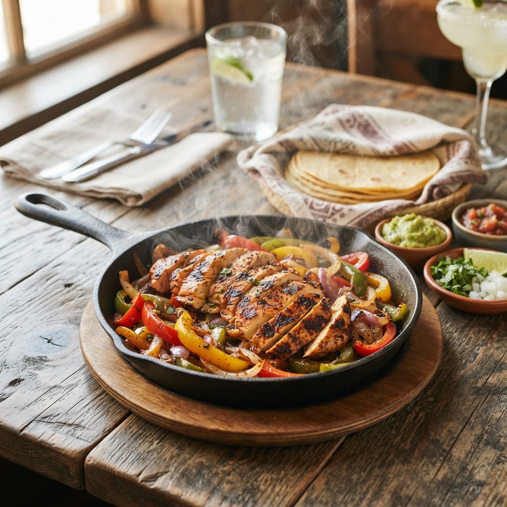 Grilled Chicken Fajitas
