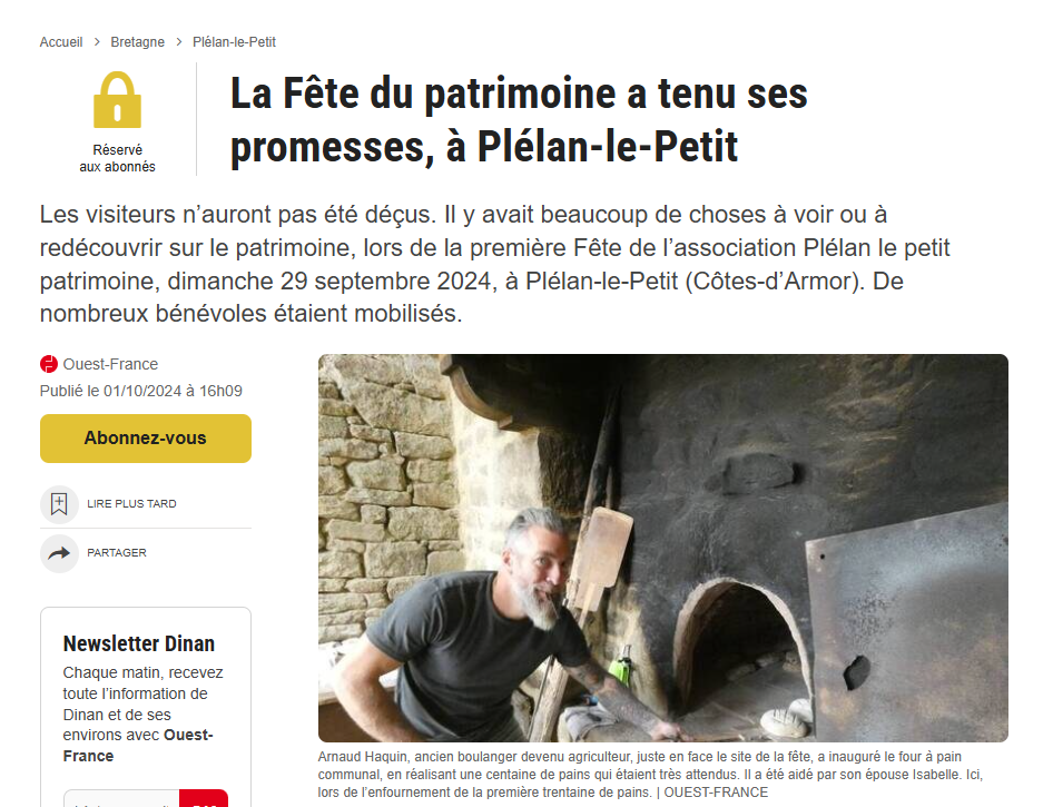La Fête du patrimoine a tenu ses promesses