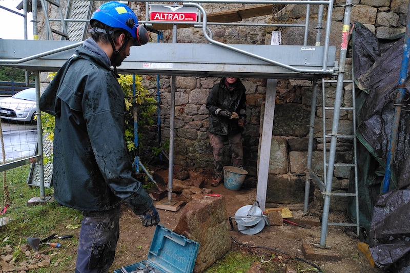 Travaux de réparation