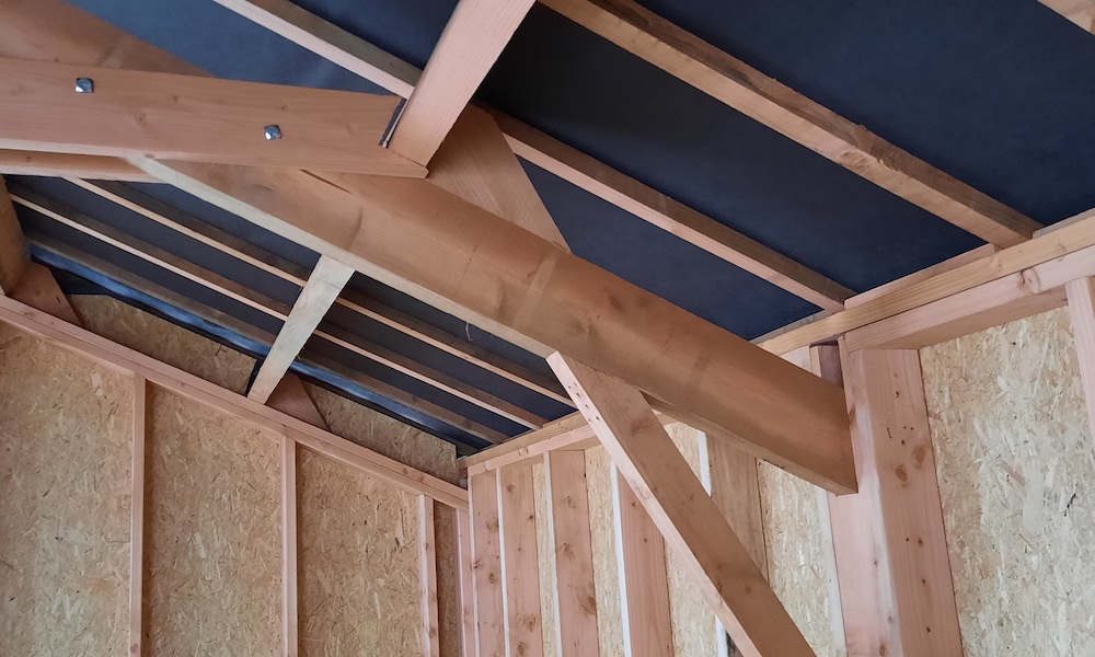 Ossature bois en construction