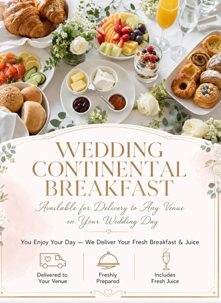 Wedding Continental Breakfast — Delivered to Your Venue