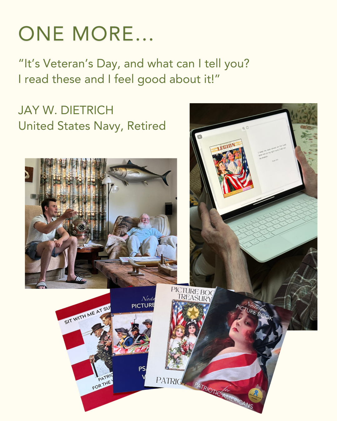 Testimonial 1 from industry expert on NostalgiaWorks dementia-inclusive books