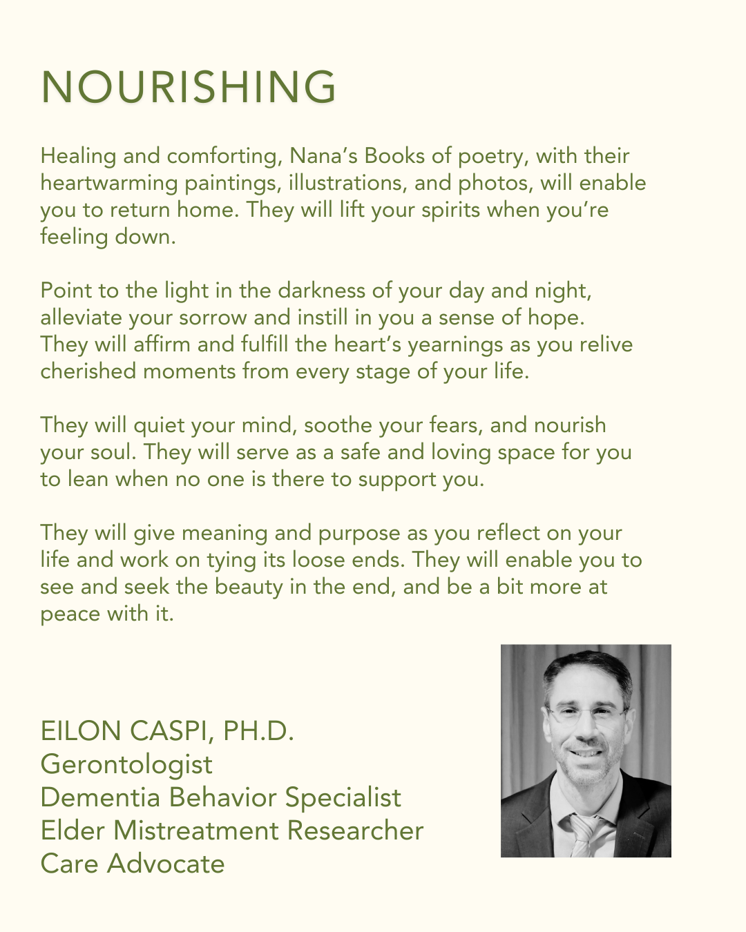 Testimonial 7 from industry expert on NostalgiaWorks dementia-inclusive books