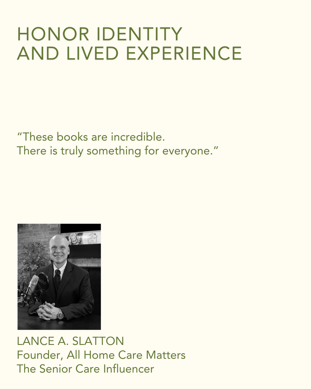 Testimonial 5 from industry expert on NostalgiaWorks dementia-inclusive books