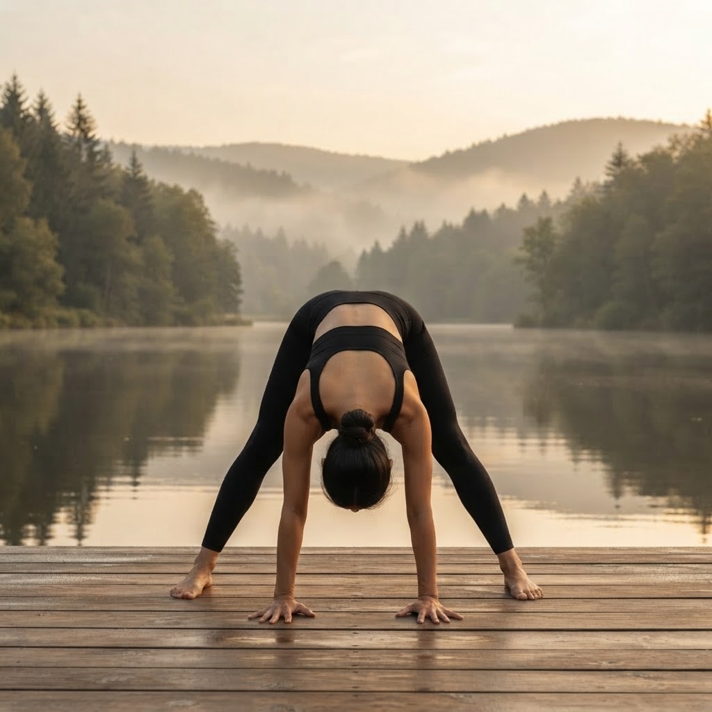 Wide-Legged Standing Forward Bend